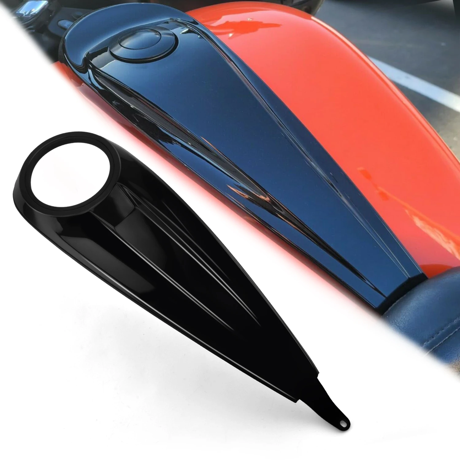 

Motorcycle Accessories Fuel Tank Carbon Gas Fuel Tank Cover Fits For Harley Touring CVO Street Glide FLHX FLHXSE 2023 2024 2025