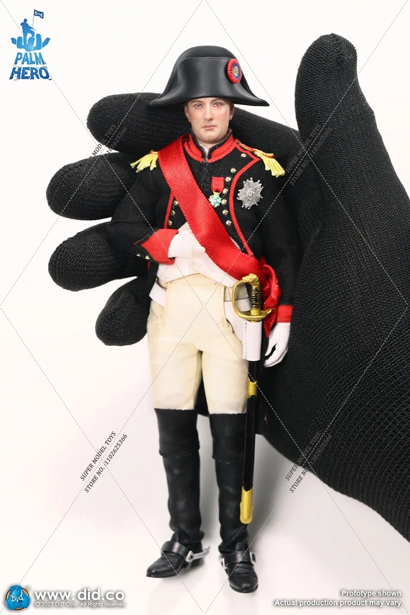 Original DID XN80020 1/12 Scale Mini Palm Hero Series Emperor of the French Empire Moveable Male Soldier Action Figure Model Toy