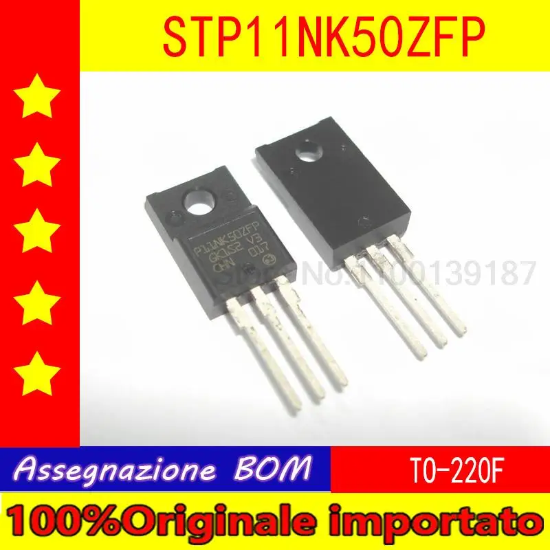 10pcs/lot  STP11NK50ZFP P11NK50ZFP STF3NK80Z F3NK80Z TO-220F STP26NM60N P26NM60N  STP140NF75 P140NF75  TO-220