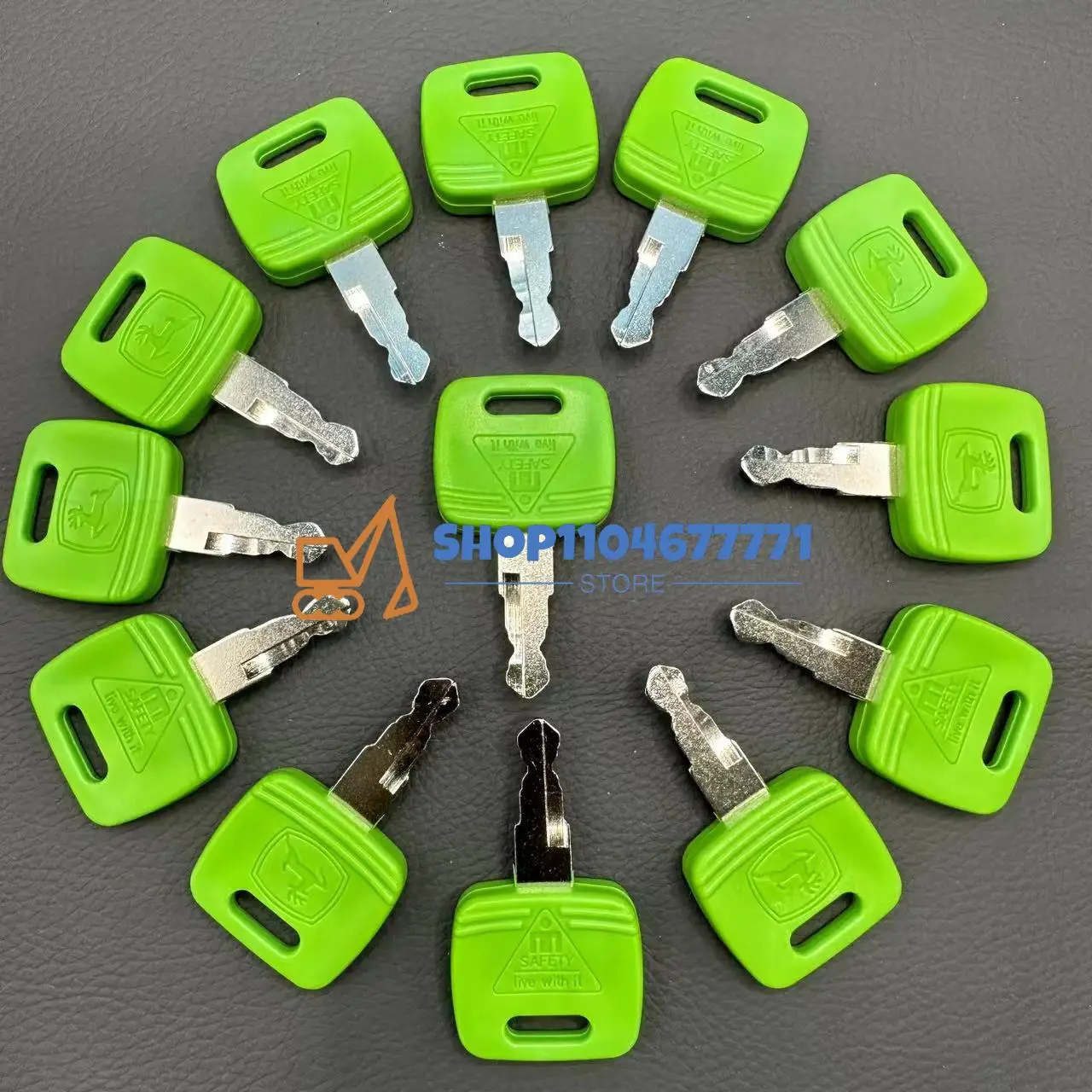 10/5/1PC New Ignition Keys RE183935 RE71557 Key Replacement for Tractor 2038R 5320 3120 3320 3720 4210 4320 4510 4710 5045E 5103
