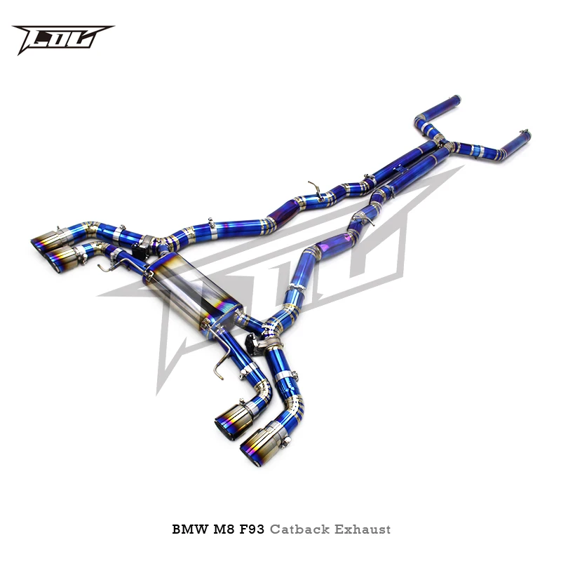 Custom Valvetronic Exhaust System for  M8 F91 F92 F93 4.4T 2017-2024 M8 Enhanced Sound System with Remote Control
