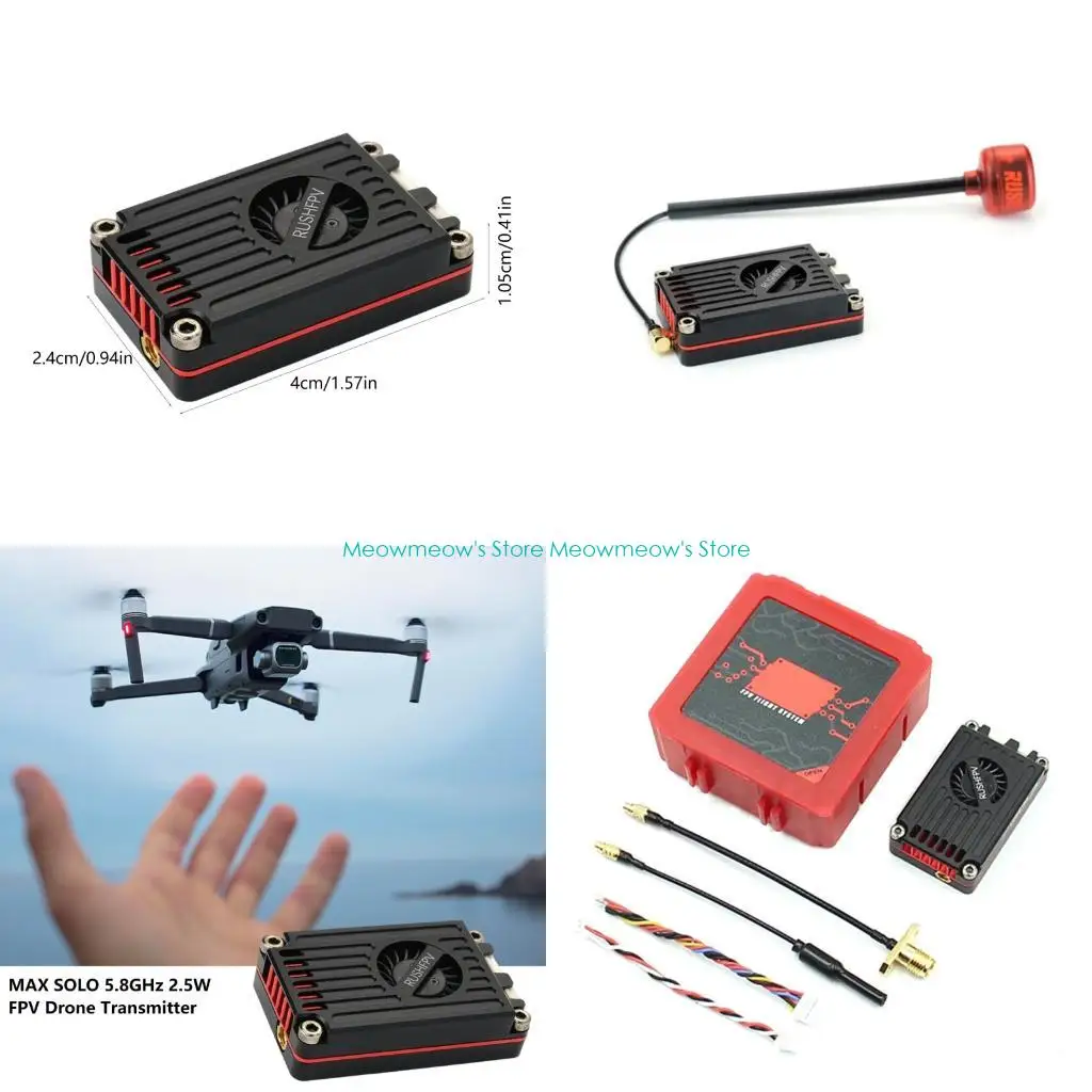 

Видеопередатчики W91A FPV с высокой мощностью 2,5 Вт и полнодиапазонной поддержкой 5,8 ГГц для повышения мощности и четкости