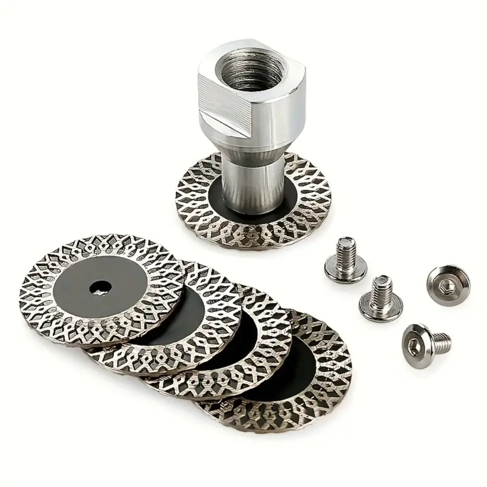 1Pcs 40mm Diamond Saw Blade M14 Thread Removable Flange Stone Engraving Blade Wet Use Cutting Disc