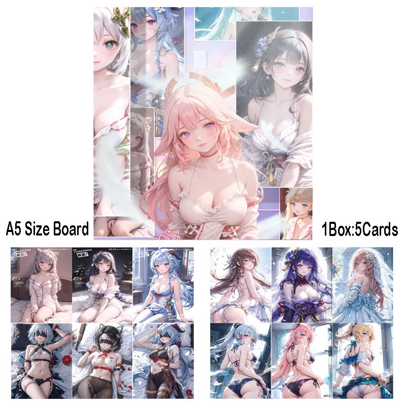 

Lastest A5 Size Heartbeat Collection Goddess Story Waifu Booster Box Bikini CCG ACG TCG World Trading Hobbies Gift