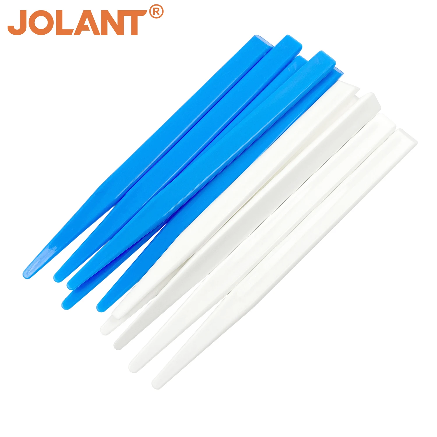 

10pcs/Bag JOLANT Dental Mixing Spatula Plastic Mixing Knife For Impression Material Alginate Cement Powder Plaster Gypsum Mixer