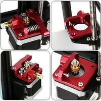 3D Printer Upgraded Aluminum MK8 Extruder Drive Feed Kit For Creality Ender 3/3 Pro/3 V2, Ender 5/5 Pro/5 Plus, CR-10/10S