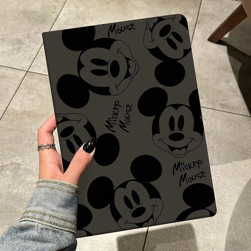 New Disney Kawaii Mickey Ipad Air 2021 Case Air 4 Silicone Protective Case Cover For Ipad Pro Mini 6 10.2 Inch Luxury Anti-drop