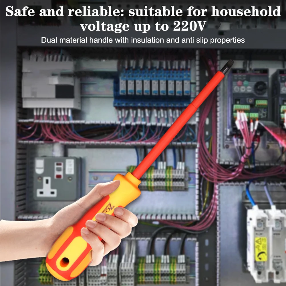 Multifunctional Insulated Screwdriver Set 7Pcs/Set Car Repair Tool With Case Magnetic 1000V Daily Use Electrician Tools Portable