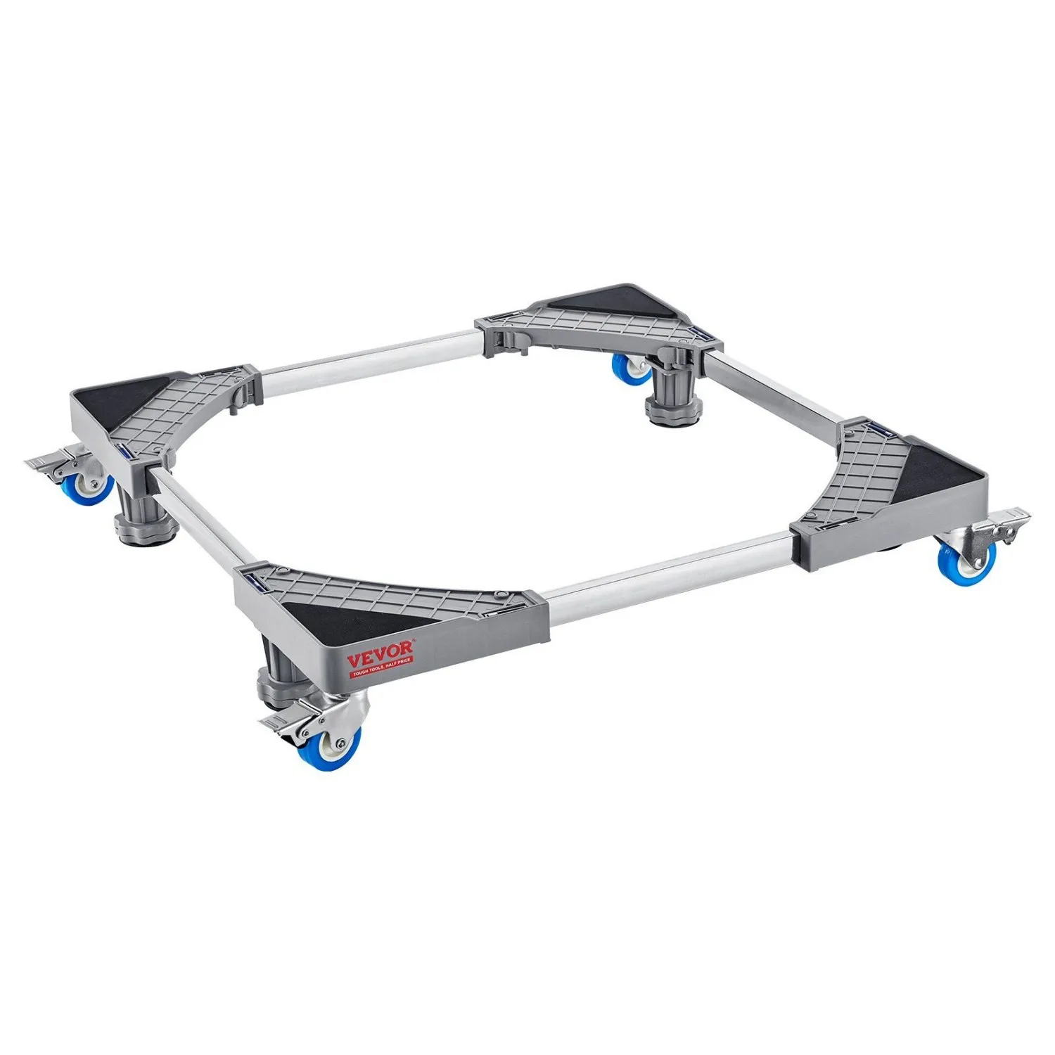 

Мини-подставка для холодильника VEVOR, нагрузка 400 фунтов, 4 сильных ножки, 4 поворотных колеса с блокировкой, подставка для стиральной и сушильной машины, многофункциональная регулировка