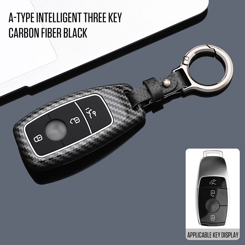 

ABS PLASTIC for Mercedes Benz E C S GLC Class E200 E400 E63 W213 S550 S560 C260 Smart Remote Car Key Case Cover Accessories