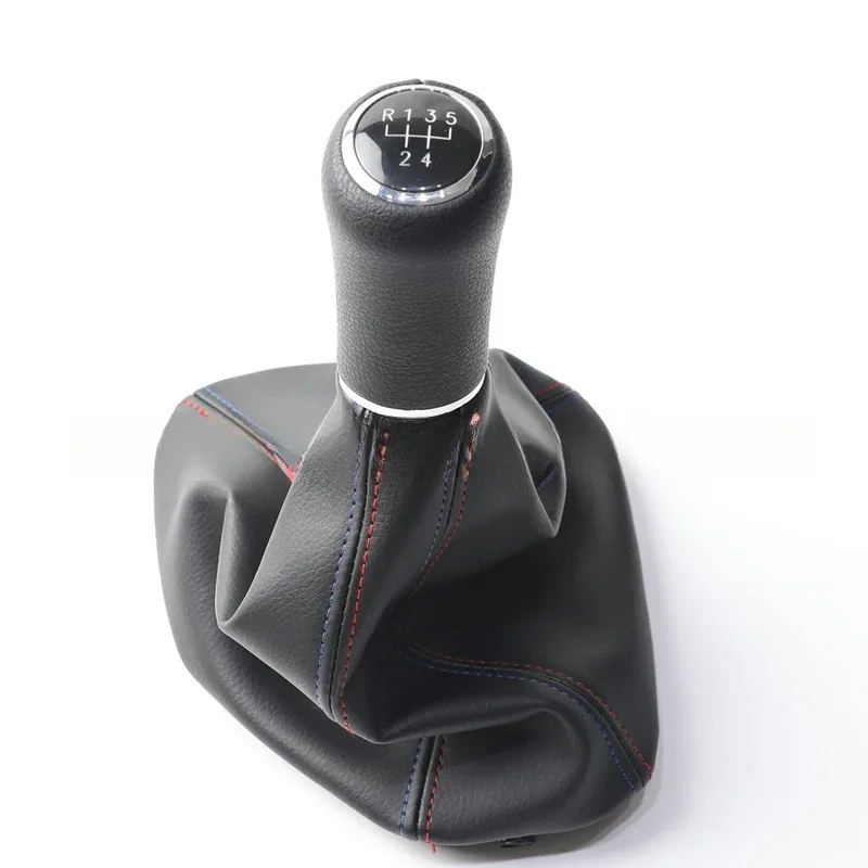 Interior Replacement 5 Speed Car Gear Shift Knob with Gaiter Boot Cover For BMW E39 Car Refit Accessory