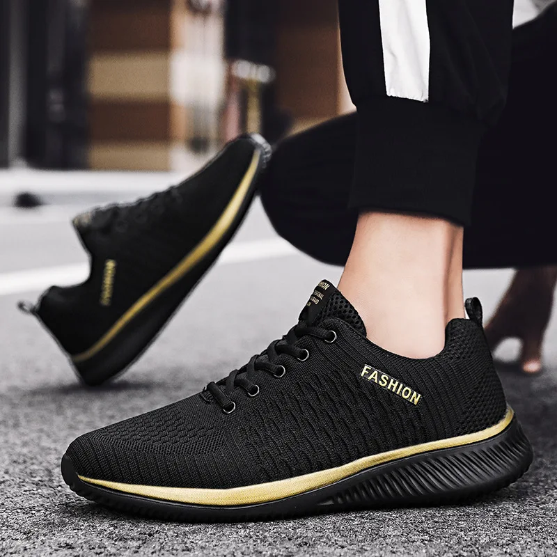 2024 Spring/Autumn Men Shoes, Korean Lace-Up Light Weight Unisex Outdoor Sports Shoes, Breathable For Commute, Hiking, Walking