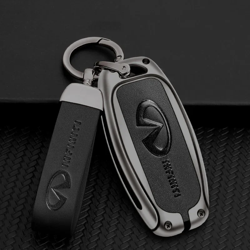 

For Infiniti Q50 Q60 Q70 QX50 QX60 QX70 G25 EX FX JX35 FX25 FX35 EX35 FX37 JX35 Zinc Alloy Car Remote Key Full Cover Case Fob