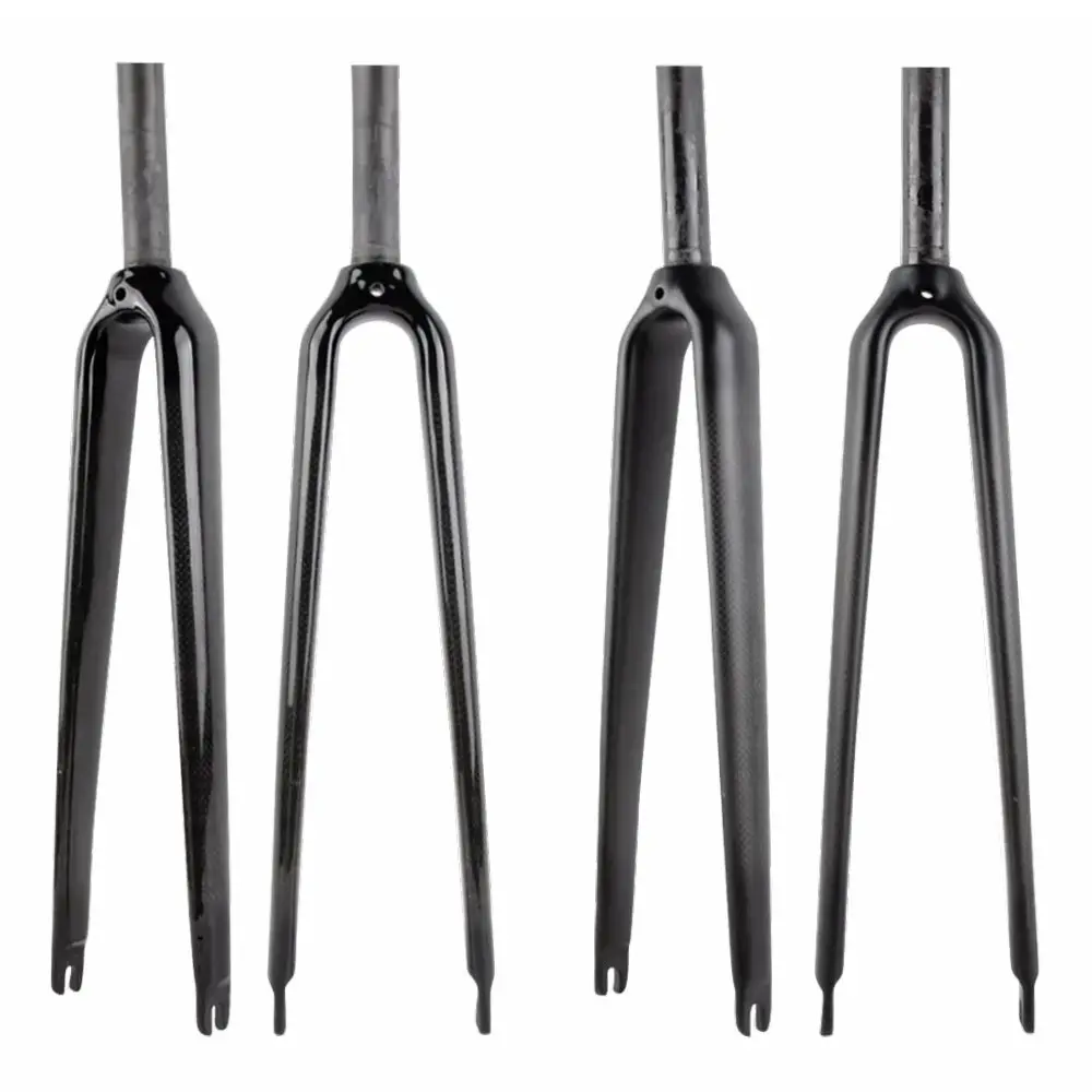 Carbon Fibre Fork for Road Bike, Front Forks, Bicycle Parts, Steerer Tube, 700C, 25.4mm, 28.6mm