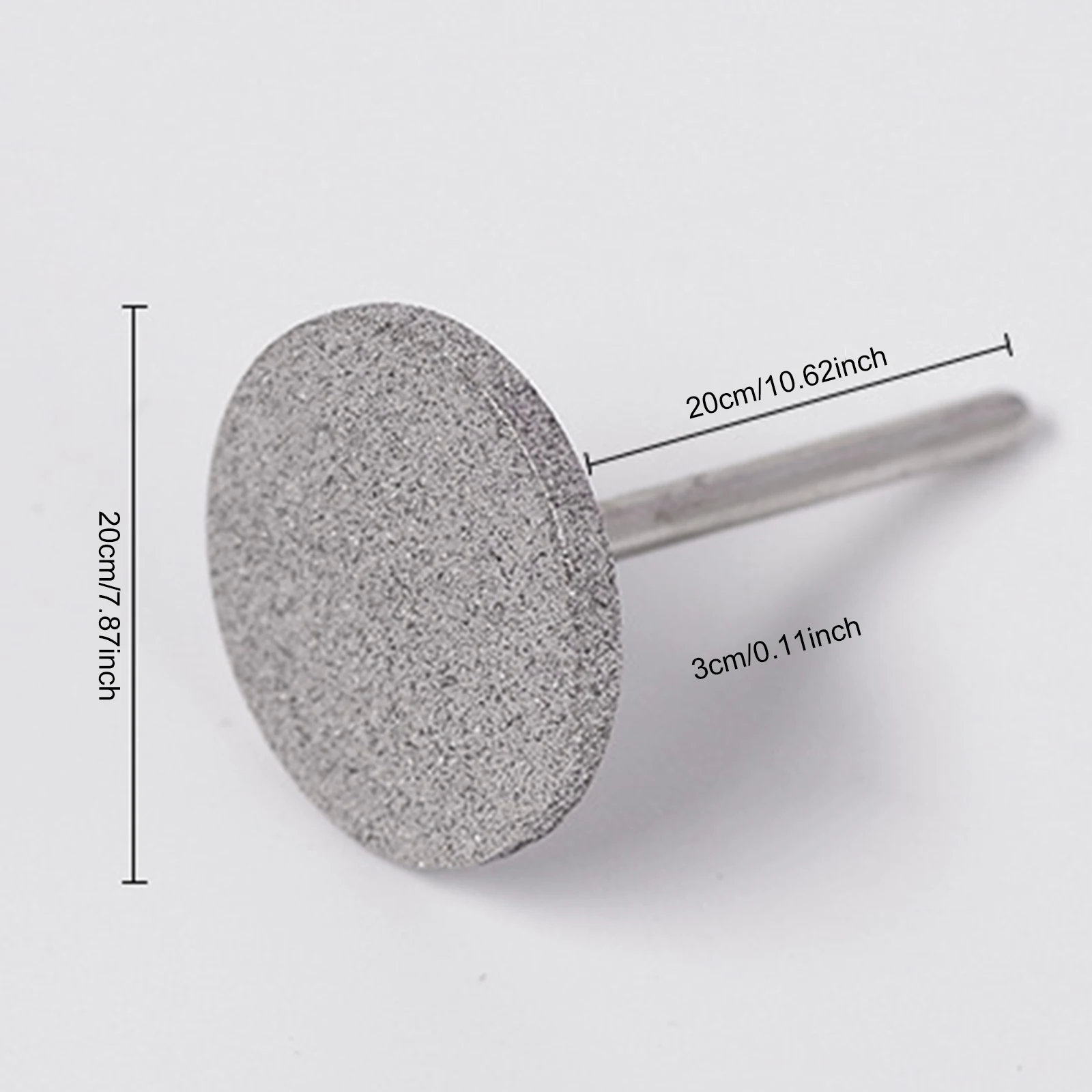 Brocas de metal diamante para pedicure e pedicure, Bit de disco para calos de pele morta Arquivo elétrico do pé Removedor de calos para salão de unhas