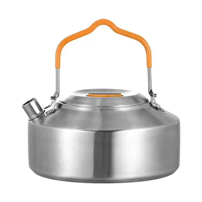 

Backpacking Kettle 1L Stainless Camp Coffee Pot Compact Portable Ultra Outdoor Camping Water Kettle Compact Coffee Pot For Stove