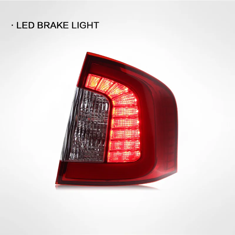 1 Pair Car for Ford Edge Tail Light 2009 2010 2011 2012 2013 2014 for Ford Edge Rear Light DRL Fog Brake Turn Signal Reversing view 4