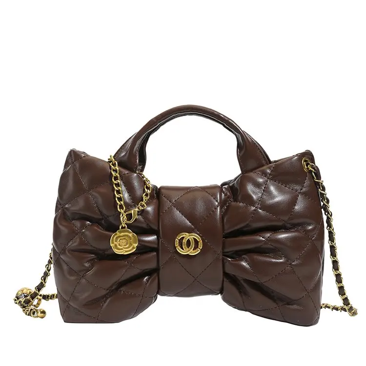 

2026 Women's Niche Quilted Bag, Vintage Diamond Stitch Soft Leather Multi-way Shoulder Purse, Large Capacity Tote