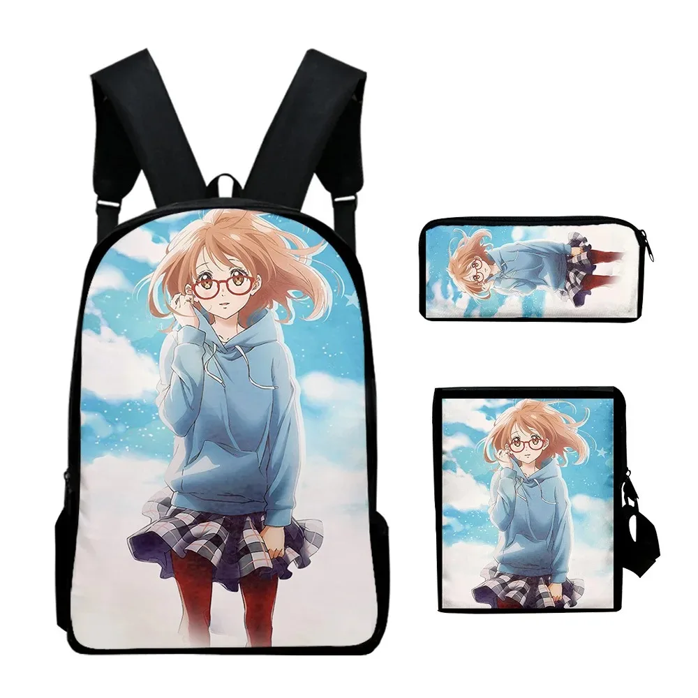Harajuku 3d backpack printing,3pcs/set,for school,laptop,laptop,shoulder bag,case