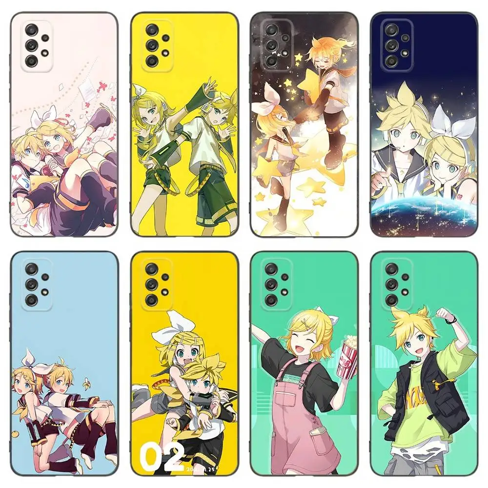 

Rin K-KagamineS Len Phone Case For Samsung Galaxy A 91,80,73,72,53,52,51,22,5G,Plus,J,Note Soft Black Cover