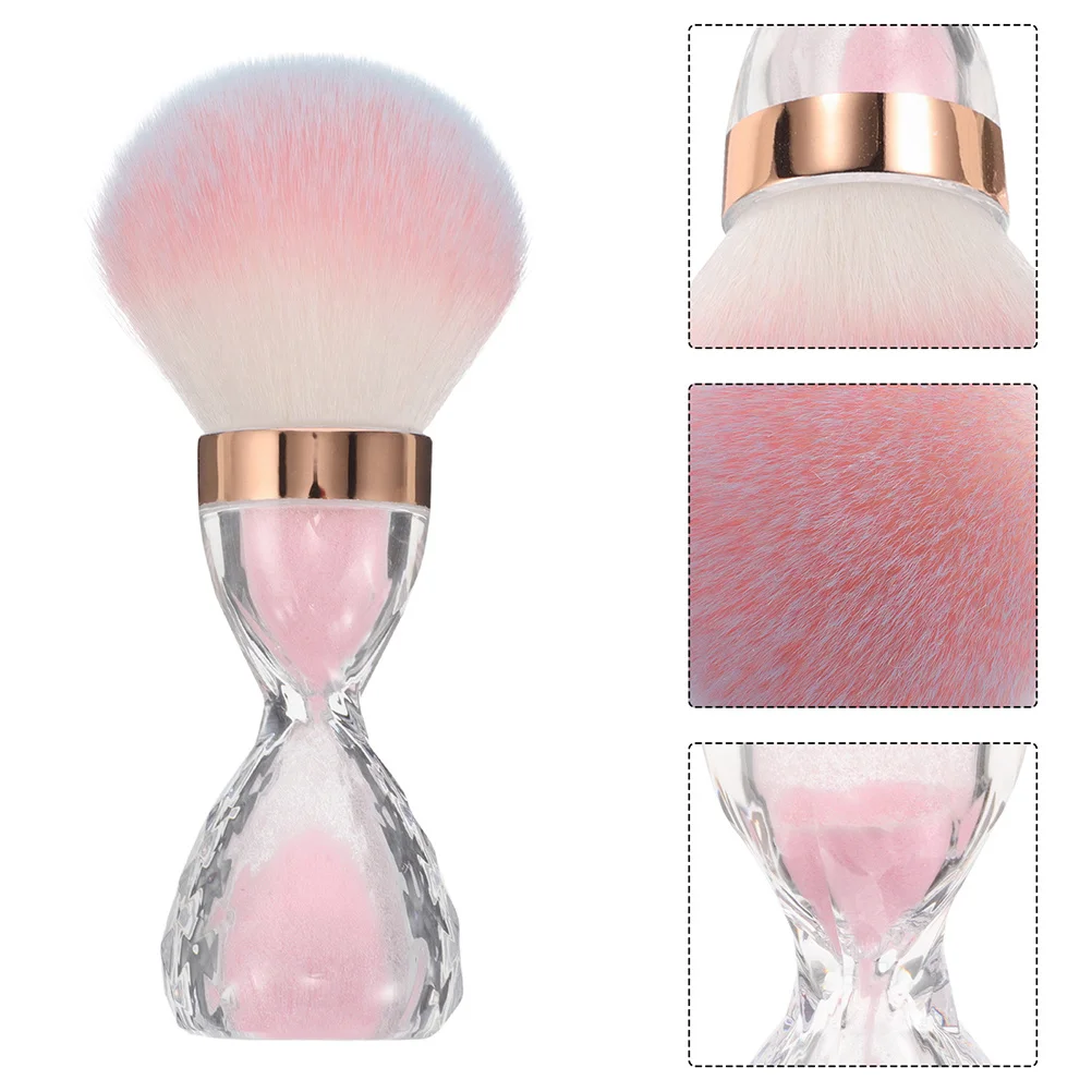 

2 шт., кисть для ногтей, мягкая форма, большая головка, инструмент для чистки маникюра, средство для удаления пыли, косметическая кисть, косметические инструменты