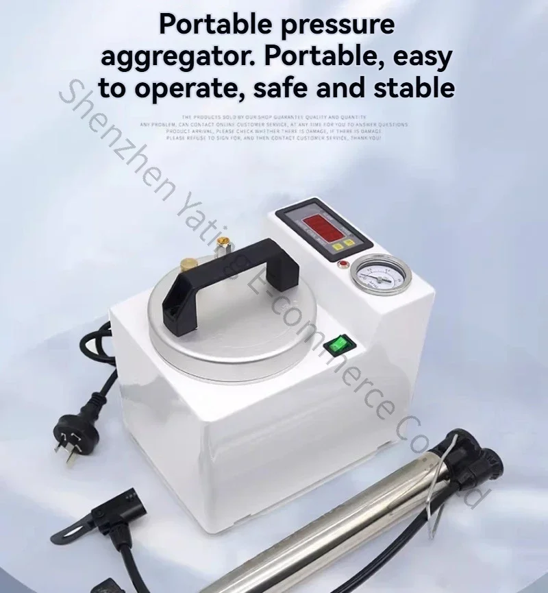 Dental Pressure Pot for Orthodontics and Silicone Rubber Restorations – Portable Denture Pressure Curing Unit