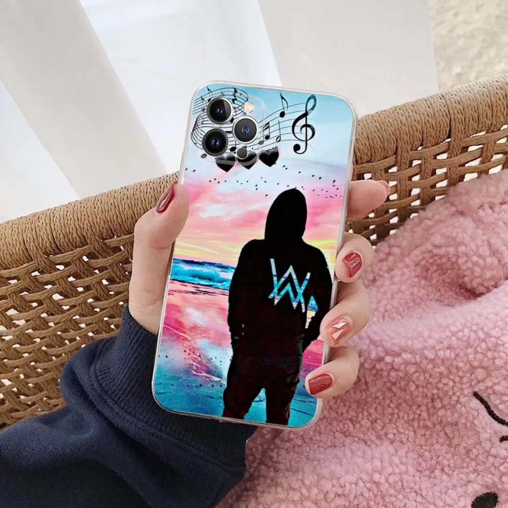 Alan Walker DJ Phone Case Silicone Soft for iphone 15 14 13 12 11 Pro Mini XS MAX 8 7 6 Plus X XS XR Cover