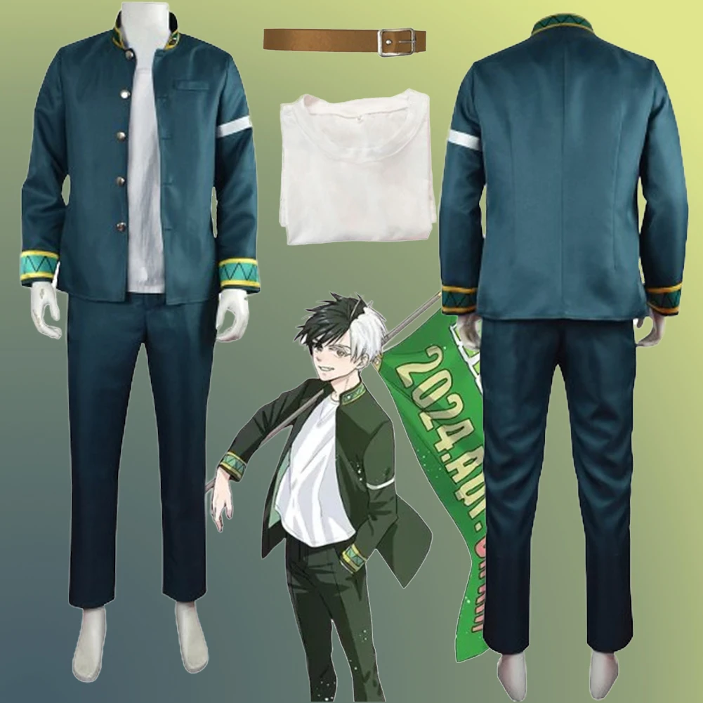 Haruka Sakura Cosplay Rollenspel Pakken Anime Wind Cosplay Breaker Kostuum Mannen Rollenspel Mannelijke Fantasie Verkleedkleding