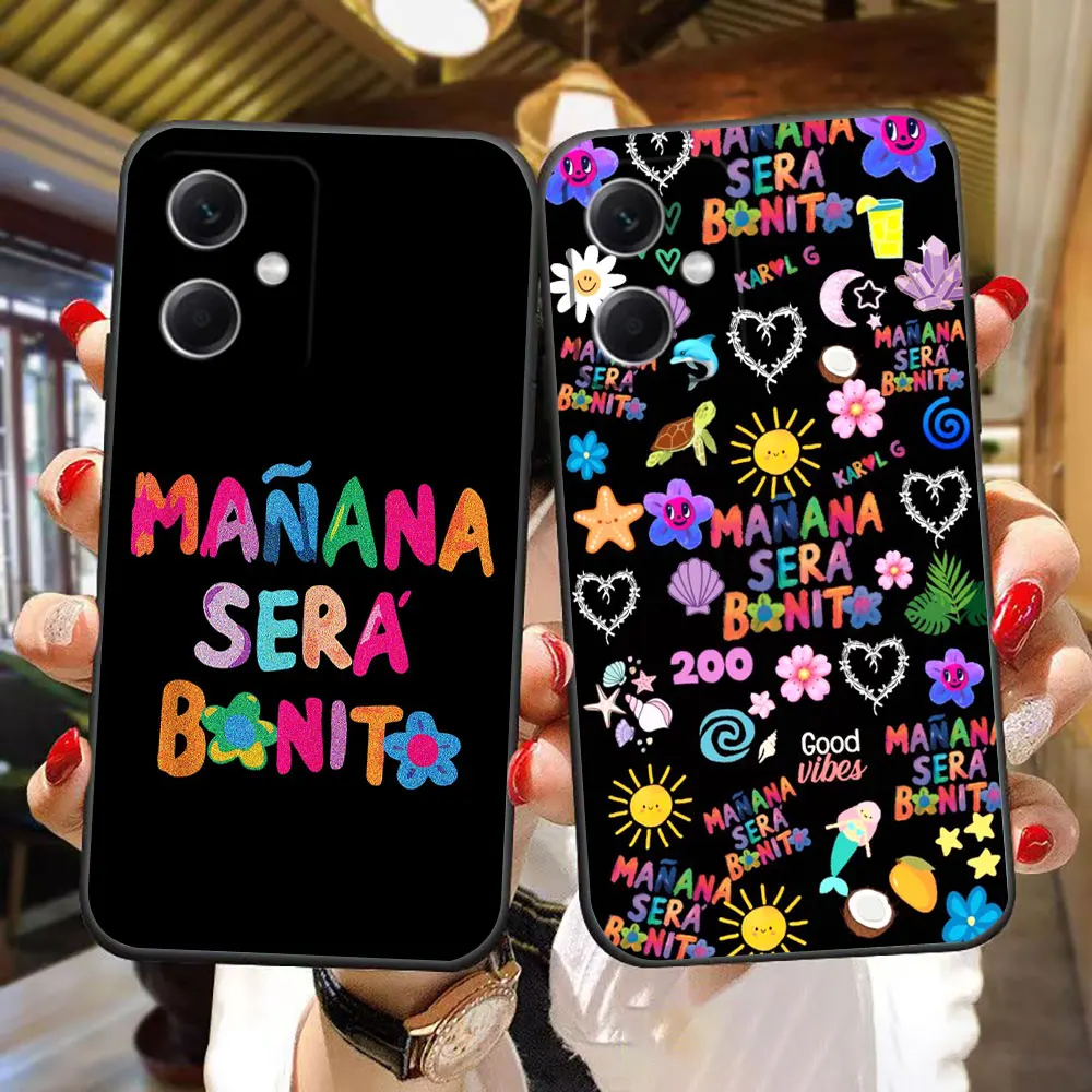 Female Singer Karol G Manana Phone Case For Xiaomi Redmi Note 14 13 12 12S 11 11T 11S 10 9T 9S 9 8T Pro Silicone Case DIY Cover