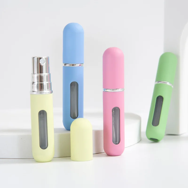 5/8ml Candy Color Bottom Fill Perfume Dispenser Bottle Mini Travel Portable Spray Bottle Cosmetic Container