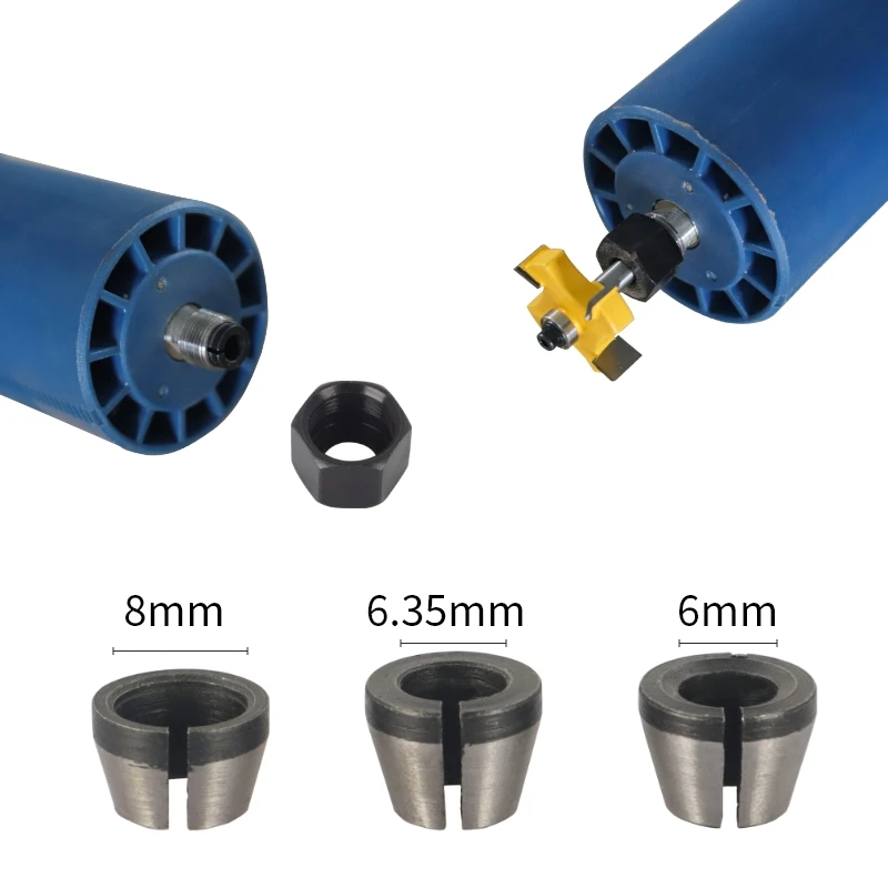 YUSUN Shaft Sleeve Router Bit Woodworking Milling Cutter For Wood Bit Face Mill Carbide Cutter End Mill