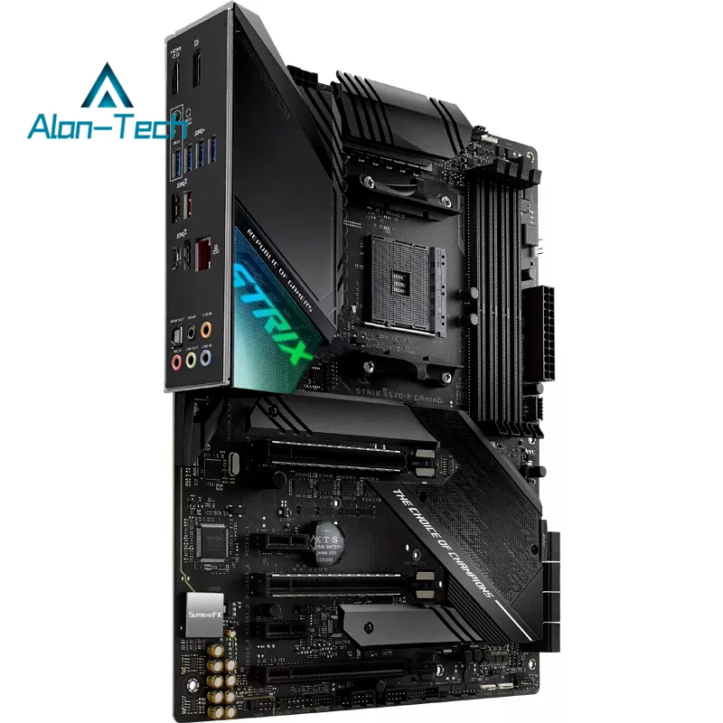 Asus-ROG STRIX X570-E Gaming Placa-mãe Desktop, soquete AM4, DDR4