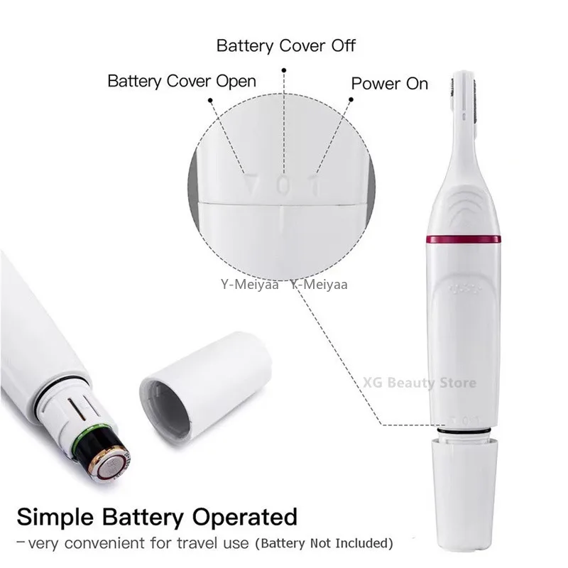 Depiladora eléctrica 5 en 1 para mujer, afeitadora multifunción, maquinilla de afeitar para cejas, axilas, Bikini, pierna, Depilador femenino
