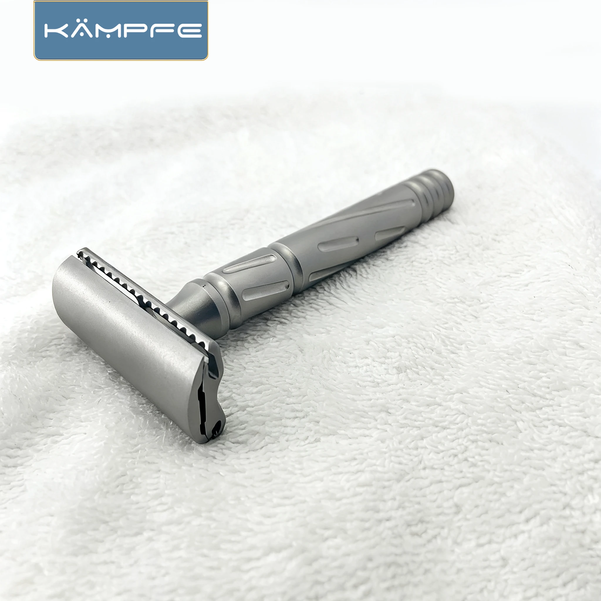 

KAMPFE Stainless Steel CNC Safety Mild Hair Removal Shaver Traditional Men's Grooming Tool for Salon Use