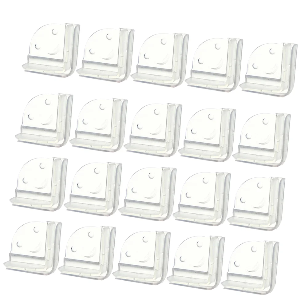 

20 Pcs Tea Table Corner Protector Kid Safe Silicone Protectors Desktop Simple Coffee