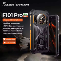 Fossibot F101 Pro Rugged Smartphone 10600mAh 15GB+128GB IP68 Waterproof Mobile Phone Global Version Cell Phone NFC