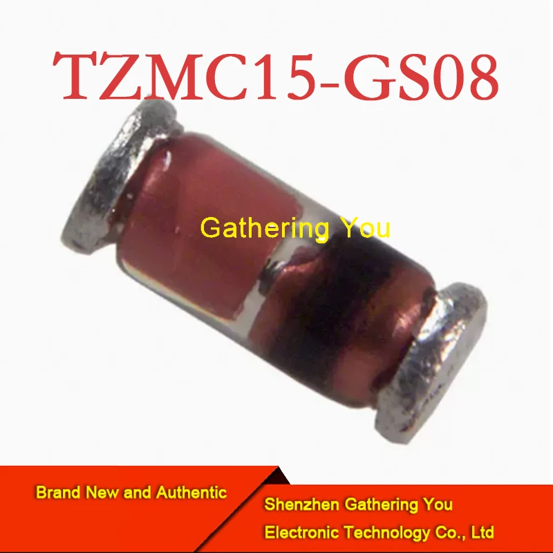 TZMC15-GS08ไดโอดควบคุมแรงดันไฟฟ้า LL34 15โวลต์0.5วัตต์ใหม่เอี่ยมของแท้