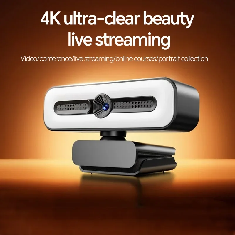 Xiaomi Q19 4K Luce di riempimento Webcam 2K Messa a fuoco automatica Filtro di bellezza Fotocamera 1080P Full HD Webcam per PC/laptop con microfono per Live 2025
