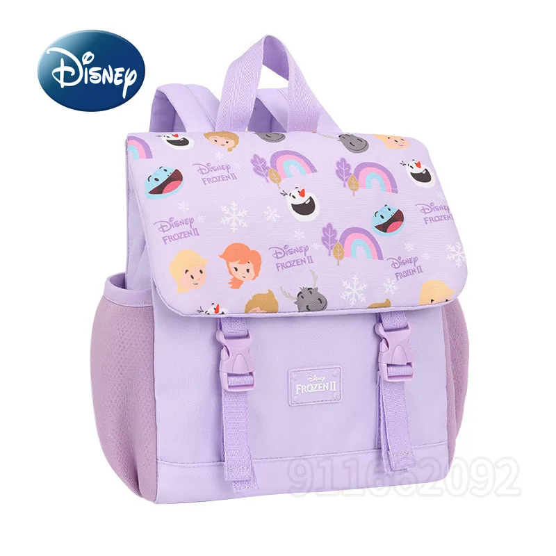 

Disney New Original Children's Backpack Cartoon Cute Girls' School Bag Luxury Brand Fashion Lightweight Children's Backpack