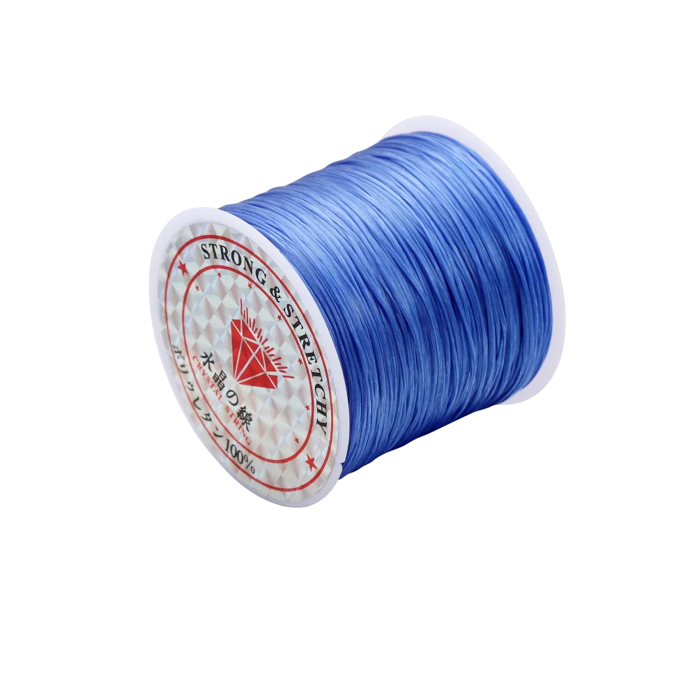 10Meter 0.7Mm Elastische Draad Ronde Kristallen Lijn Nylon Rubber Rekbaar Koord Elastisch Touw Voor Sieraden Maken Kralen Armband