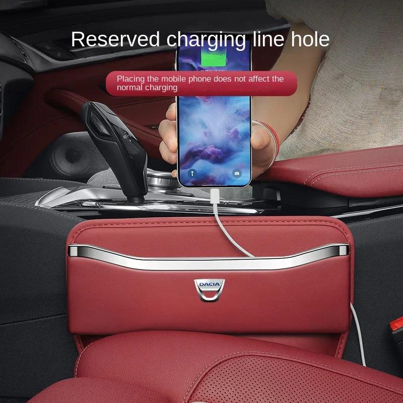 

Car seat gap phone storage box, car interior products For Dacia Duster Logan Sandero Lodgy Dokker Stepway Solenza Largus 1300