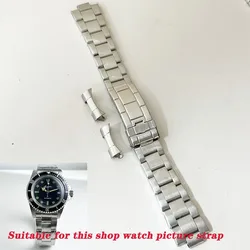 Mechanical watch fit Bracelet accessories 20MM stainless steel collapsible buckle Men's replacement accessories A1 A2