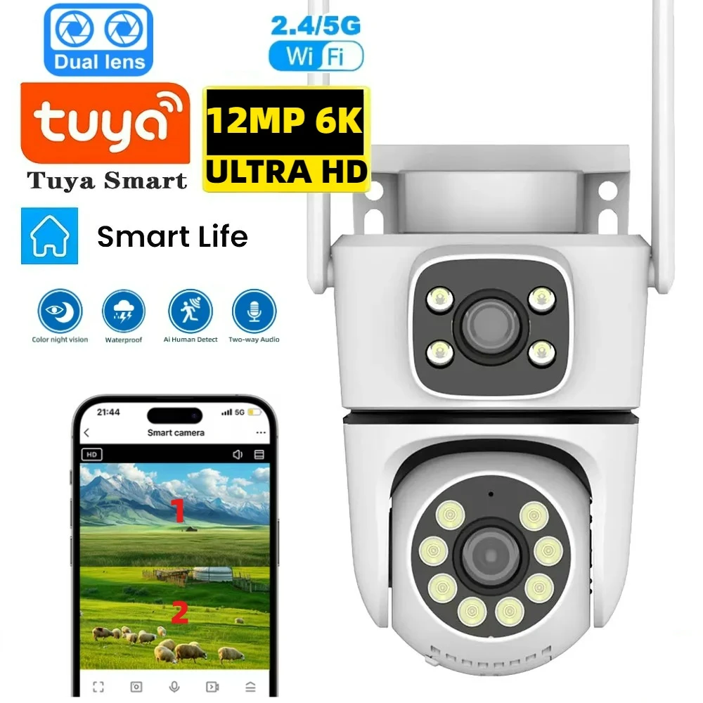 yZ[z5G 10MP 12MP Tuya Wifi PTZJ fAY ZLeBJ ԊOlZT[ O CXĎJ Tuya