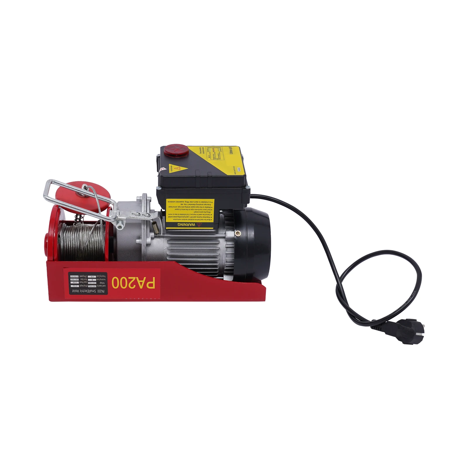 510W Electric Hoist 440 LBS Electric Winch Crane Tool With Wireless Remote Control Machine And US/EU Plug