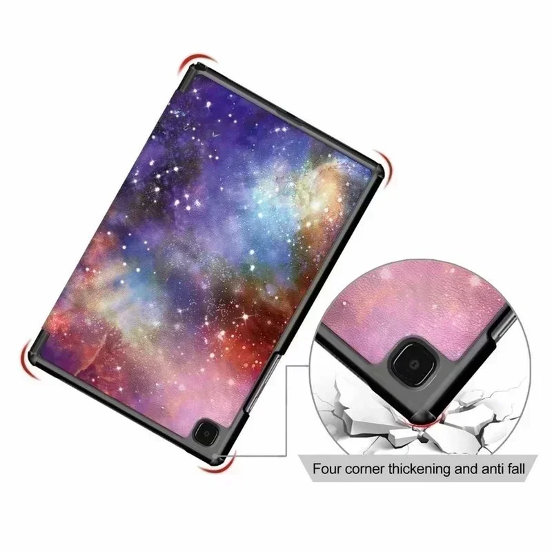 Pour Samsung Galaxy Tab A7 10.4 SM-T500 a7 T220 Dock lite 2022 Tablette Couverture Funda pour Tab A8 10.5 2021 X200 10.1 Touvriers A9 Plus Cas