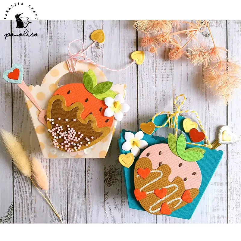 

KLJUYP Strawberry Metal Cutting Dies Stencils for DIY Scrapbooking/album Decorative Embossing DIY Paper Cards