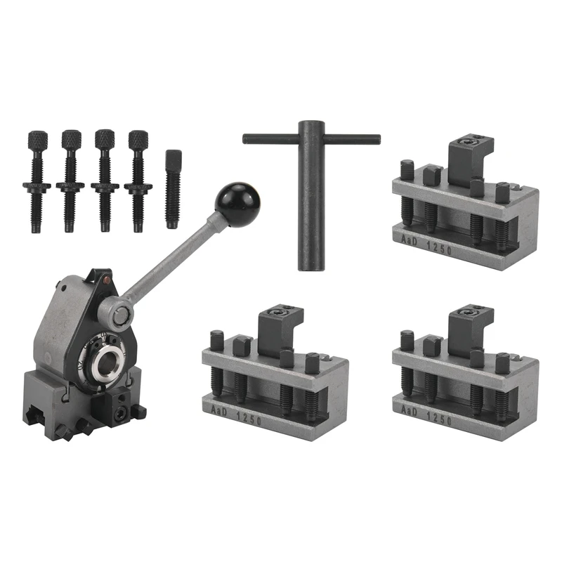 Lathe Quick Change Tool Post Set WM210V&WM180V&0618 12X12mm Tool Rest For Swing Over Bed 120-220Mm