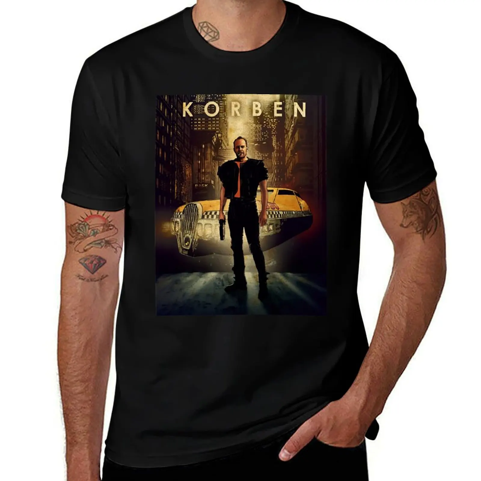 Korben Dallas - Hover Car - Car Legends T-Shirt Casual Breathable Short Sleeve Top