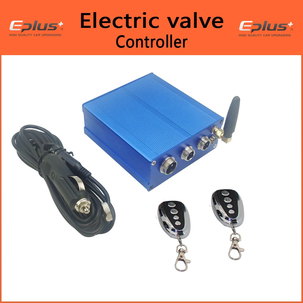 EPLUS Universele Auto Uitlaatpijp Elektrische Klep Kit Multi-hoek Modus 51 60 63 70 76 MM Controller apparaat Afstandsbediening Kit