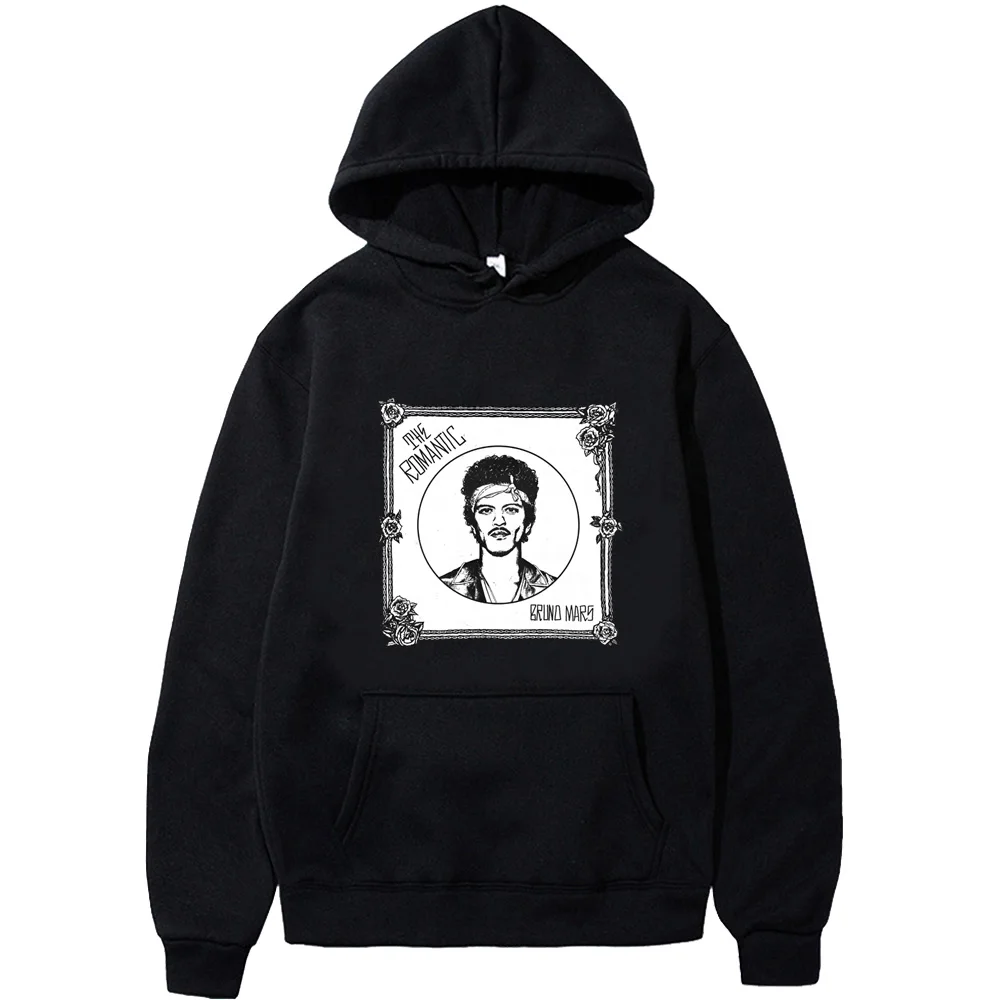THE ROMANTIC Hoodie Bruno Mars HighQuality album Moletom for Autumn/Winter with Hooded Fleece Harajuku Comfortable Hoody